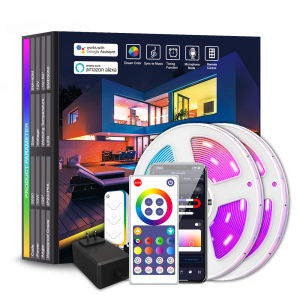 Zemismart Tuya Dải LED RGB Wifi Điều Khiển Từ Xa Điều Khiển Ứng Dụng 20M