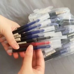 Combo 10 Bút Gel Mực Nước Viết Êm 0.5mm Màu Sắc Đa Dạng