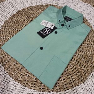 Kemeja Pria Lengan Pendek Polos Formal Casual Premium  Size M L XL Best Quality