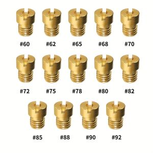 14pcs Carburetor Main Jet M5 5mm Size #60-128 For Dellorto Motorcycle Carburetor Vergaser SHB/PHBD/PHBG Carb Injector Nozzle