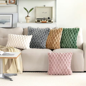 1PC Plush Pillowcase Decorative Home Cushion Cover Ins Throw Pillow Cover for Living Room Plush Sleeping Pillow Case