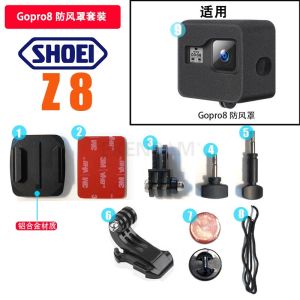 Sports Camera Shoei Z8 Chin Helmet Bracket GoPro Dajiang Insta360 Motorcycle Cycling Fitting
