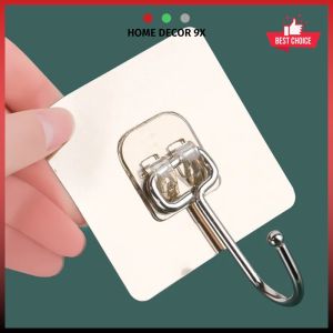 Móc Dán Tường Chịu Lực Siêu Dính Treo Đồ Vật Dụng Đa Năng Tiện Ích Bằng Inox 304