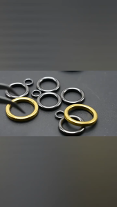 26PCS Ceramic Ring Guide For Fishing Rod Wear Resistant Black Sea Rod Ring Replacement Kit 3#-30#