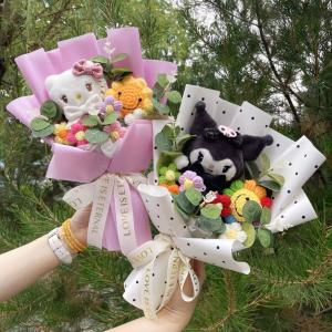 Sanrio | Artificial Flowers Creative Sanrio Hellokitty Bouquets Christmas Birthday Valentine Mothers Day Graduation Gifts