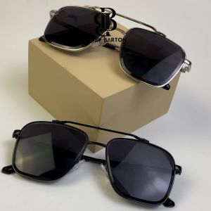 Berrybarton Kacamata Hitam Anti UV400 Sunglasses Anti Silau Kacamata Aviator Metal Pria Wanita 80-674