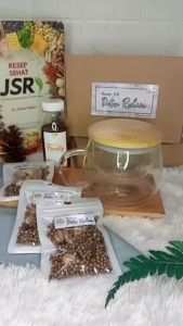 [ Paket JSR ] TEH HERBAL DETOX RAHIM + MADU MURNI / MINUMAN DETOKS REPRODUKSI with HONEY u/ PROMIL & MASALAH KEWANITAAN / NYERI HAID  100% REMPAH ALAMI  KUALITAS PREMIUM