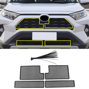 For Toyota RAV4 XA50 Hybrid 2019 2020 2021 2022 2023 2024 2025 Car Front Grill Insect Net Protection Cover Screening Trim Mesh