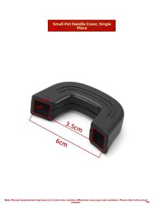 High-Temperature Resistant Silicone Handle Covers for Woks Pots And Pans Durable Heat Insulation Kitchen Accessories