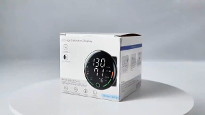BP-A01 Wrist Blood Pressure Monitor Rechargeable Automatic BP Monitor English Voice Broadcast Touch Screen LCD Display