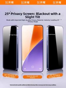 KAIHUI | Applicable Xiaomi Models Full Glue Tempered Glass Screen Protector