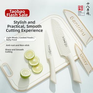 SHI BA ZI ZUO | Attractive Antibacterial Stainless Steel Fruit Knife