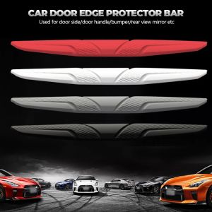 4PCS Silicone Car Door Protector - 14.8X1.6CM Anti-Collision Bar for Edge/Mirror Self-Adhesive Strip