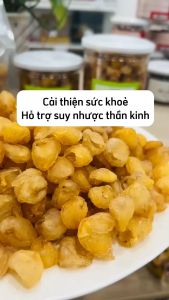 Long nhãn Hưng Yên 100g long nhãn sấy khô loại 1 nhãn cùi dày dẻo thơm không đường - Hạnh Nguyên