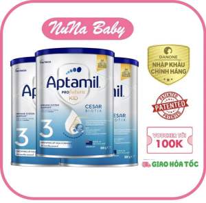 Combo 3 Sữa bột Aptamil Profutura KID Cesarbiotik New Zealand SỐ 3 800g DATE XA