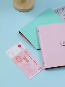 100 Days Envelope Challenge Budget Binder Money Savings Notebook A6 Cash Storage Book Coupon   Banknotes Organizer Money