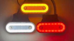 Lampu Bak Samping Pick Up Truk Bus 12-24V Side Lamp Universal