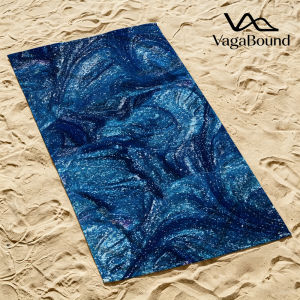 BILIBILI | Deep Blue Sparkle Swirl Quick Drying Beach Towels Lightweight Fast-drying Super Absorbent It is a must-have item for summer