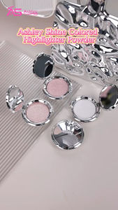 Ashley Shine Colored Highlighter Powder Fine Gloss Brighten Naturally Shimmer Face Contour AS8187