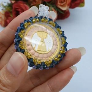 จี้จตุคามรามเทพ กรอบคริสตัลสวารอฟสกี้แท้ เสริมบารมี ปกป้องคุ้มครอง ใส่ได้กับสร้อยทุกแบบ