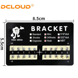 20PC/1PACK BRACKET FOR BRACES BLACK PACK BRACKET 3/345 HOOK 1PAD GOOD QUALITY