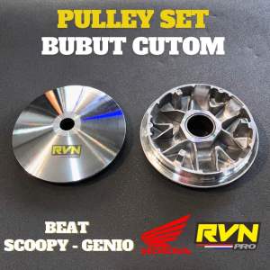 RUMAH ROLLER ROLER PULLEY KIPAS RACING BUBUT CUSTOM GENIO BEAT FI ESP STREET NEW DELUXE POP SCOOPY FI ESP KARBU VARIO 110 LED ESP KARBU TECHNO SPACY FI KARBU ORIGINAL BY RVN RACING