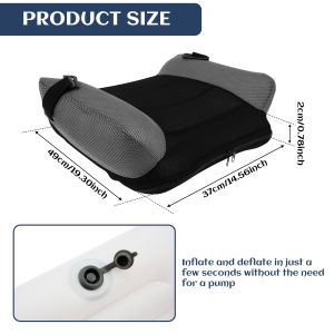 Inflatable Booster Car Seat PVC Travel Inflatable Seat Cushion Comfortable Portable Narrow Backless Booster Car Seat for Kids