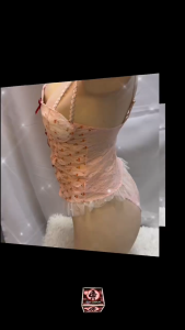 💗Ready stock💗Womens slim-fit vest with cherry pattern and pajama set