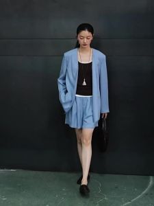 epoque de rueen | 100% Acetic Acid Fashionable Elegant Workwear Suitable Casual Autumn Suit