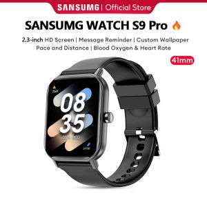 【Garansi1tahun】Sansumg Smartwatch S9 Pro 5G 2.3” HD Screen | Custom Wallpaper | 100+ Sports Modes丨IP68 Tahan Air Jam Tangan Pria丨Bluetooth Call丨Heart Rate丨Blood Oxygen jam tangan digital wanita smart watch terbaru 2025 Android iOS jam tangan pria NFC GPS