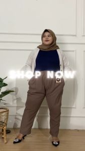 JUMBO Celana Wanita Knit Jepang Melar cozie knit pants celana kerja jumbo celana wanita terbaru