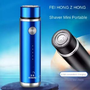 Mini Electric Shaver for Men Portable Electric Razor Beard Knife USB Charging Mens Shavers Face Body Razor