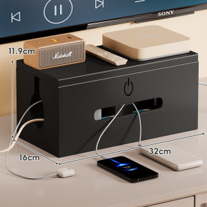 Cable Organizer Storage Box for Home Desktop Use