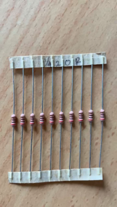 Resistor 1/4watt 20R (500 pcs)