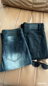 Quần jean dài nam AKUBA form regular chất liệu jean dày dặn tôn dáng bền màu và giữ form tốt thoáng khí | 01DE1038