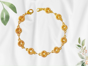 14K Thailand Gold Plated Lucky Charm Bracelet | Wealth Attractor | Non-Tarnish Hypoallergenic