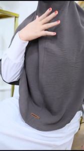 BERGO MARYAM CRINKLE JUMBO/HIJAB BERGO CRINKLE PREMIUM XL