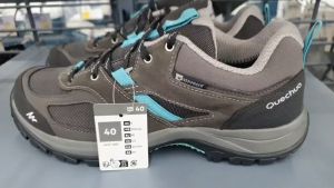 Quechua รองเท้าเดินป่า ปีนเขา ชุด รองเท้าผู้หญิงสำหรับการดุร้ายเดินป่าบนภูเขา MH100