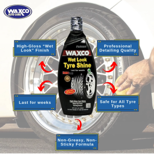 Waxco Wet Look Tyre Shine Protects & Shine 320ml