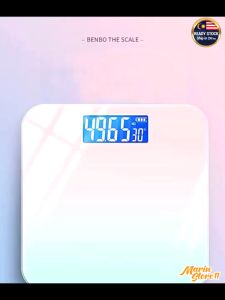 USB Digital Body Weight Scale Electronic Bathroom Glass High Accuracy Weight Scale Penimbang Berat Badan USB Skala 电子秤