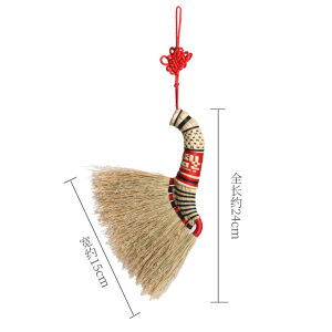 Moshan ARTISAN Sorghum Broom Rural Old Broom For Home Tatami Broom Bed-Sweeping Brush Kang Brush Hand-Woven