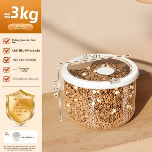 MEIZHUFU | Thùng Bảo Quản Thức Ăn Cho Thú Cưng Chống Ẩm 20 Kilogram