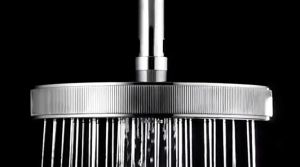 HOL Shower Head High Pressure Chrome Plated Finish Adjustable Angles Anti-Clogging Rubber Nozzles Fixed Showerhead 8 Inch