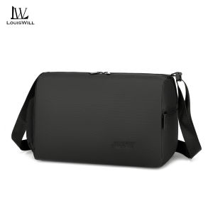 LouisWill กระเป๋าสะพายข้างกระเป๋าสะพายไหล่สำหรับชายและหญิงกระเป๋ากีฬากลางแจ้งแฟชั่นกระเป๋าธุรกิจกระเป๋าเดินทางความจุขนาดใหญ่กันน้ำกระเป๋าสะพายข้างกระเป๋าลำลองน้ำหนักเบากระเป๋าถนนกีฬาสันทนาการสำหรับผู้ชายผู้หญิง