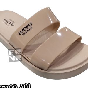 Slip-On luofu Ban 2 Multiwarna Wanita Terbaru E7199 | Matte EVA/PVC