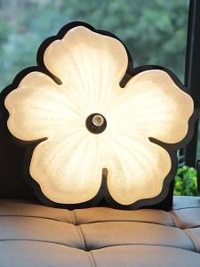 QINGYAO | Luxury Smart Eye Protection Vintage Floral Design Ceiling Light