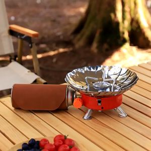 MATOUGUI - Kompor Camping Portable Bentuk Bunga Tahan Angin Windproof Stove Tungku berkemah