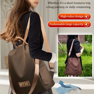 Antitheft large capacity fashion backpack for women