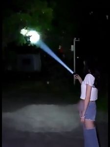 LED Flashlight rechargeabl waterproof Adjustable Focus lampu suluh terang jarak jauh Torch light super bright camping light