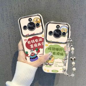 HonorX60i Phone Case Electroplated Speed Competition Edition Large View Window Cute Bracelet X50I+ Lovely Stand Compatible Digital Accessories